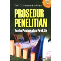 Image of PROSEDUR PENELITIAN suatu pendekatan praktik