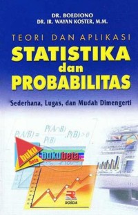 Image of TEORI DAN APLIKASI STATISTIKA dan PROBABILITAS