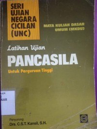 Image of Latihan Ujian Pancasila Untuk Perguruan Tinggi
