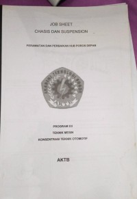Image of JOB SHEET CJASIS DAN SUSPENSION