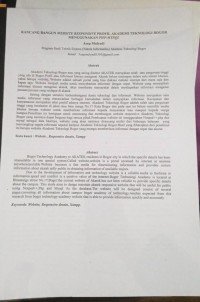 Image of RANCANG BANGUN WEBSITE RENSPONSIVE PROFIL AKADEMI TEKNOLOGI BOGOR MENGGUNAKAN PHP-MYSQL