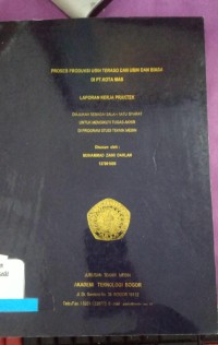 Image of PROSES PRODUKSI UBIN TERASO DAN UBIN BIASA DI PT. KOTA MAS