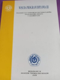 Image of PROGRAM STUDI TEKNIK MESIN DAN TEKNIK ELEKTRO