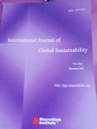 Image of INTERNATIONAL JOURNAL OF GLOBAL SUSTAINABILITY