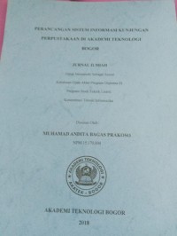 Image of PERANCANGAN SISTEM INFORMASI KUNJUNAN PERPUSTAKAAN DI AKADEMI TEKNOLOGI