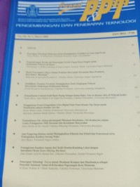Image of PENGEMBANGAN DAN PENERAPAN TEKNOLOGI