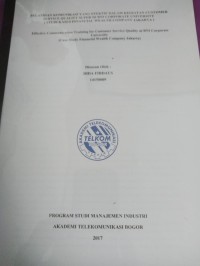 Image of pelatihan komunikasi yang efektip dalam kegiatan customer service quality super di bni corporate university