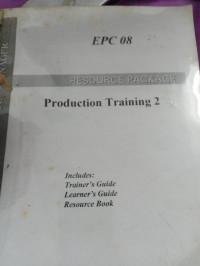 Image of PRODUCTION TRAINING 2