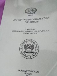 Image of AKREDITASI PROGRAM STUDI DIPLOMA