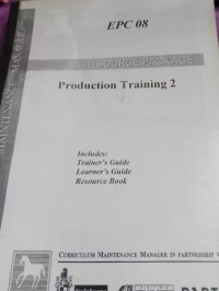 Image of PRODUCTION TRAINING 2