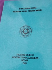 Image of EVALUASI DIRI PROGRAM STUDI TEKNIK MESIN