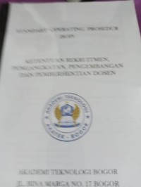 Image of STANDAR OPERATING PROSEDUR