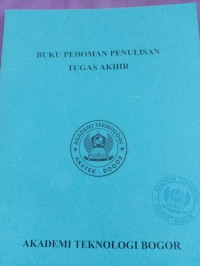 Image of BUKU PEDOMAN PENULISAN TUGAS AKHIR