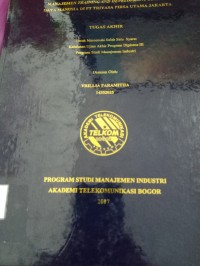 Image of TUGAS AKHIR MANAJEMEN TRAINING AND DEVELOPMENT SUMBER DAYA MANUSIA DI PT TRIYASA UTAMA JAKARTA