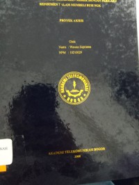 Image of TUGAS AKHIR : ANALISIS HUBUNGGAN KESADARAN MEREK DENGAN PERILAKU KONSUMEN DALAM MEMBELI BUSI NGK