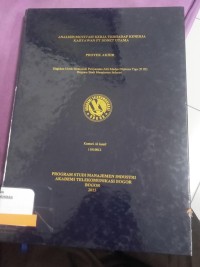 Image of analisis motivasi kerja terhadap kinerja karyawan pt bonet utama