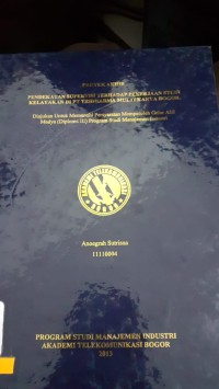 Image of PENDEKATAN SUPER FISIK TERHADAP PEKERJAAN STUDI KELAYAKAN DI PT TRIDHARMA MULTI KARYA BOGOR