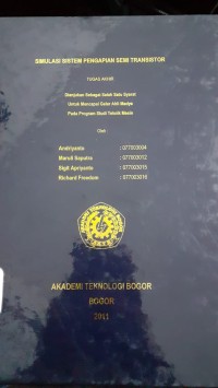 Image of SIMULASI SISTEM PENGAPIAN SEMI TRANSISTOR