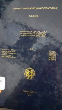 Image of PALANG PINTU OTOMATIS MENGGUNAKAN SENSOR INFRA MERAH