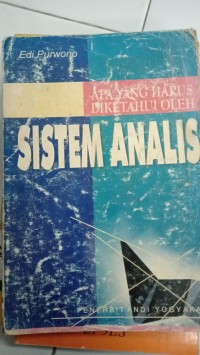 Image of apa yang harus diketahui oleh SISTEM ANALIS