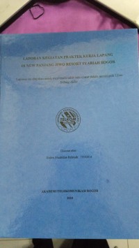 Image of LAPORAN KEGIATAN PRAKTEK LAPANG DI NEW PANJANG JIWO RESORT SYARIAH BOGOR