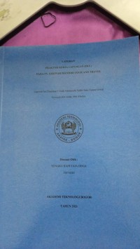 Image of laporan praktek  kerja lapangan pkl pada pt sakinah mandiri tour and travel