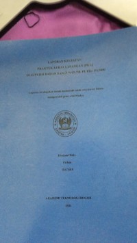 Image of laporan kegiatan praktek kerja lapangan pkl di suplier bahan bangunan pb putra pandu