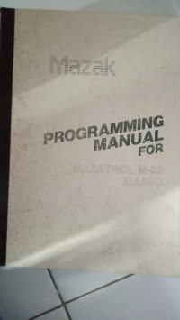 Image of programming manual for
