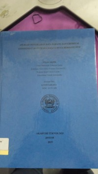 Image of aplikasi pengolahan data barang dan chemical kebersihan di pt graha sarana duta berbasis web  tugas akhir