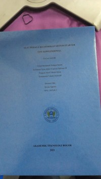 Image of alat peraga kelistrikan sistem starter  tipe konvensional tugas akhir