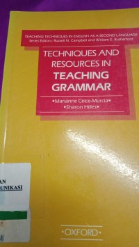 Image of techniques and resources in teaching grammar