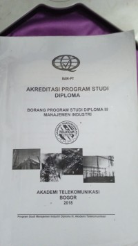 Image of akreditasi program studi diploma  borang program studi diploma III manajemen industri