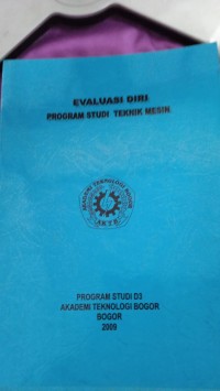 Image of EVALUASI DIRI PROGRAM STUDI TEKNIK MESIN