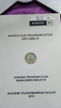 Image of akreditasi program studi diploma III borang program studi manajemen industri