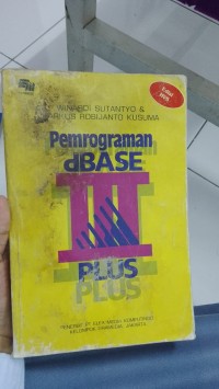 Image of Pemrograman dBASAE III Plus