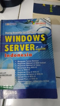 Image of WINDOAWS SERVER SYSTEM INDONESIA