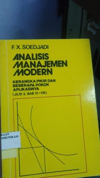 Image of Analisi Manajemen Moderen