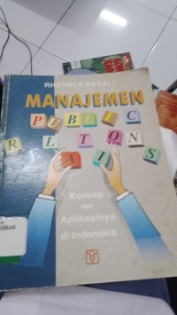 Image of Manajemen Public  Relations