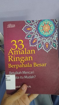 Image of 33 Amalan Ringan Berpahala Besar