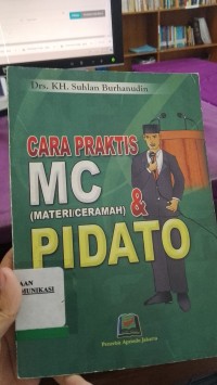 Image of Cara Praktis MC ( Materi/Ceramah)  & Pidato