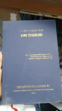 Image of Isi  Amuntuk Disiplin Ilmu Sosiologi