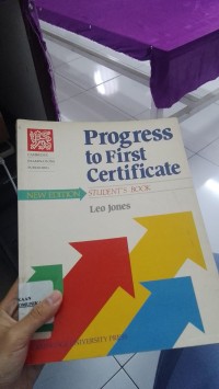 Image of Progress To First Certificate