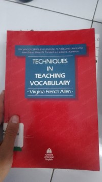 Image of TECHNIQUES IN TEACHING VOCABULARY