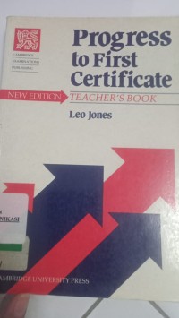 Image of Progress To First Certificate