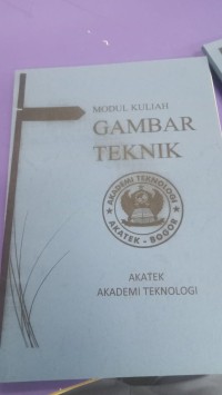 Image of MODUL KULIAH GAMBAR TEKNIK