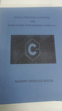Image of Modul Praktikum Algoritma Dan Dasar Dsar Pemrograman Turbo C++